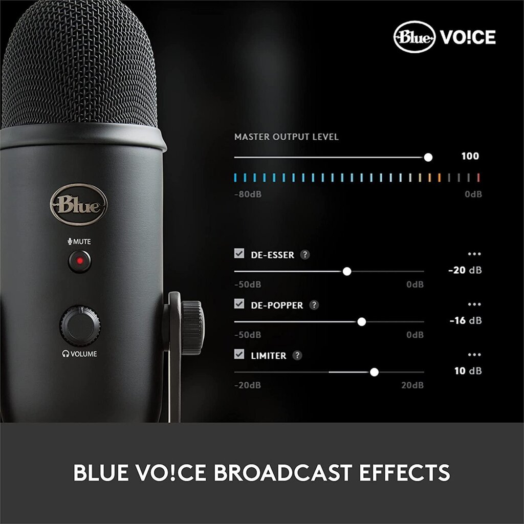 Lauamikrofon Blue Yeti : 988-000238 цена и информация | Mikrofonid | kaup24.ee