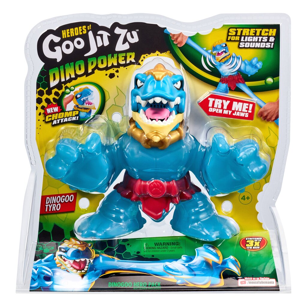 HEROES OF GOO JIT ZU Dino Power Deluxe Kuju Supagoo Dino цена и информация | Tüdrukute mänguasjad | kaup24.ee