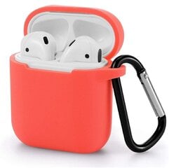 Apple AirPods kõrvaklappide vutlari kaitsev ümbris Evelatus Dark Coral hind ja info | Kõrvaklappide tarvikud | kaup24.ee