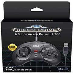 Игровой контроллер Retro-Bit SEGA Mega Drive 8-B USB цена и информация | Джойстики | kaup24.ee