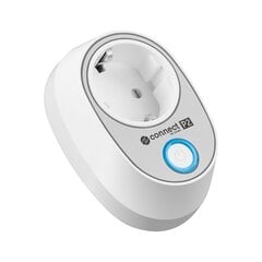 Kruger & Matz KM2200 smart WI FI socket plug / Google home / Alexa White цена и информация | Выключатели, розетки | kaup24.ee