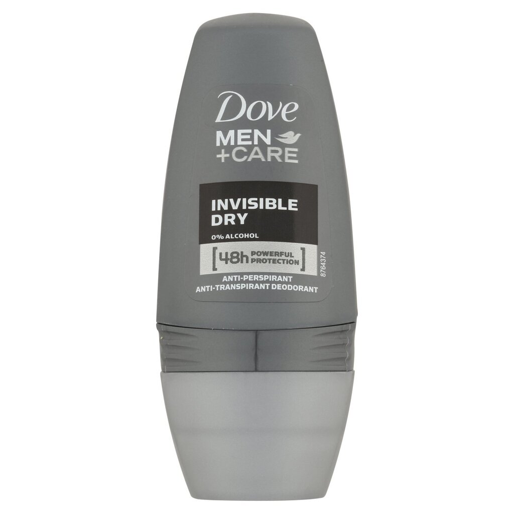 Rulldeodorant Dove Invisible Dry meestele 50 ml цена и информация | Deodorandid | kaup24.ee