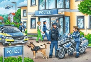 Ravensburger pusle 2x24 tk Politsei tegutseb hind ja info | Pusled | kaup24.ee