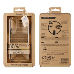 Samsung Galaxy S20 Recycletek Cover By Muvit Transparent hind ja info | Telefoni kaaned, ümbrised | kaup24.ee