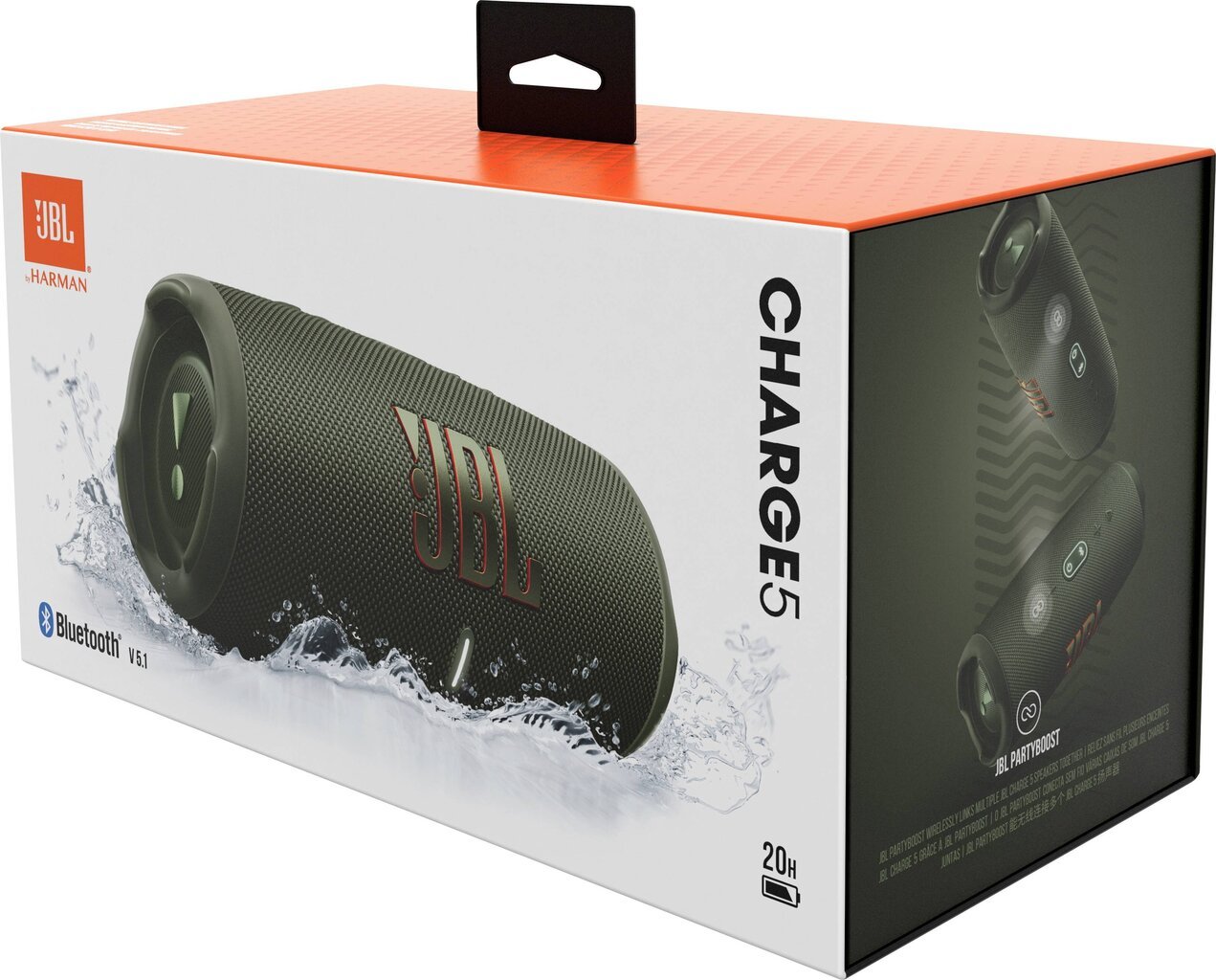 Беспроводная колонка JBL Charge 5 JBLCHARGE5GRN цена | kaup24.ee