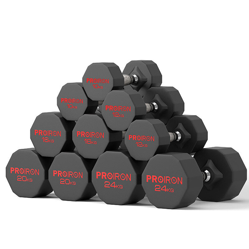 PROIRON PRKRD03K Rubber Dumbbell, 6.00 k hind ja info | Hantlid, kangid, raskused | kaup24.ee