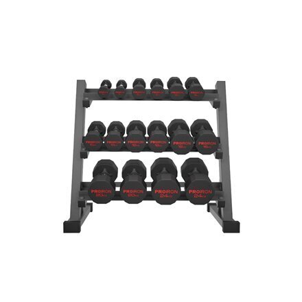 PROIRON PRKRD05K Rubber Dumbbell, 10.00 цена и информация | Hantlid, kangid, raskused | kaup24.ee