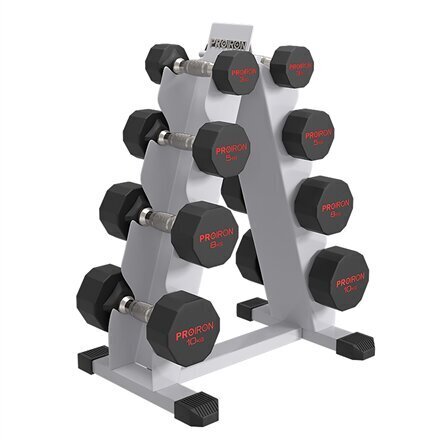 PROIRON PRKRD12K Rubber Dumbbell, 12.00 hind ja info | Hantlid, kangid, raskused | kaup24.ee