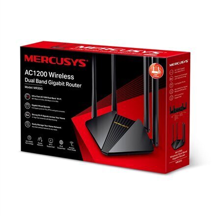 WiFi ruuter Mercusys AC1200 MR30G hind ja info | Ruuterid | kaup24.ee