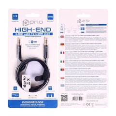 Кабель Prio HDMI-HDMI / V2.0 / 4K, 1.8 м, черный цена и информация | Кабели и провода | kaup24.ee