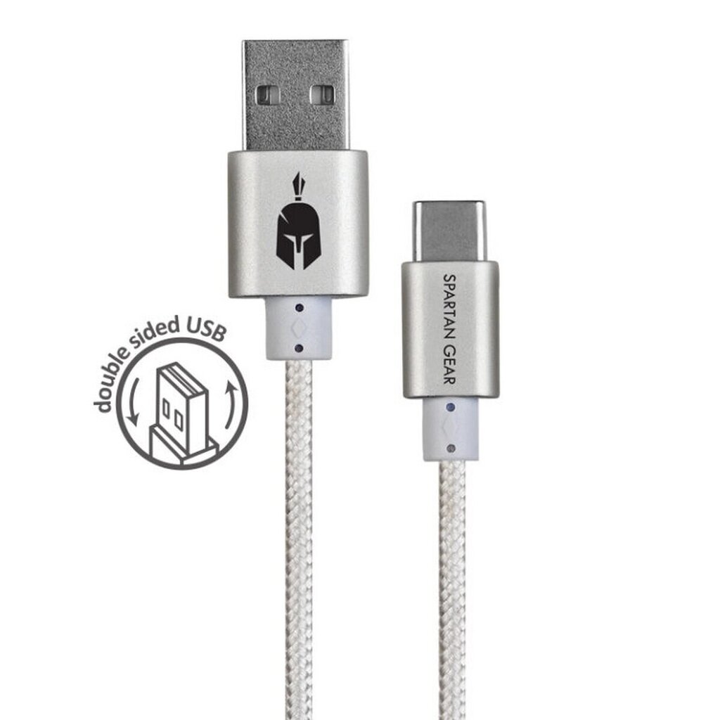 USB to Type-C 2m kaabel- valge hind ja info | Kaablid ja juhtmed | kaup24.ee