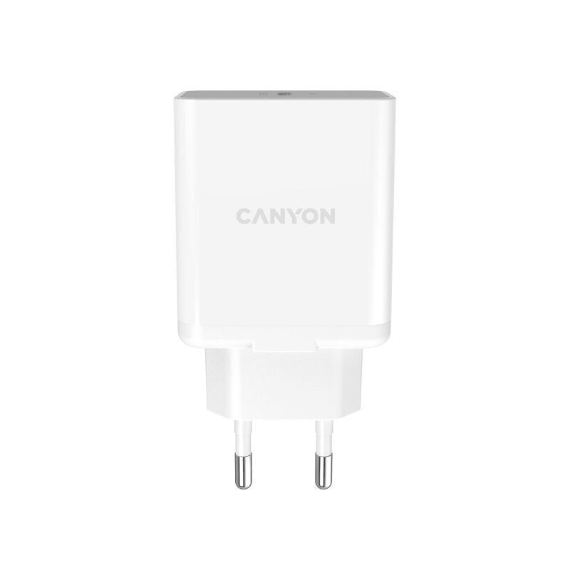 Adaptrid Canyon       Wall charger H-20 With USB-C 20W    White hind ja info | Sülearvutite laadijad | kaup24.ee