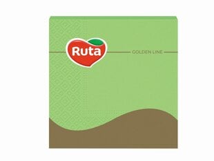 3-х слойные салфетки Ruta 33х33 см, зеленые, 20 шт. цена и информация | Скатерти, салфетки | kaup24.ee