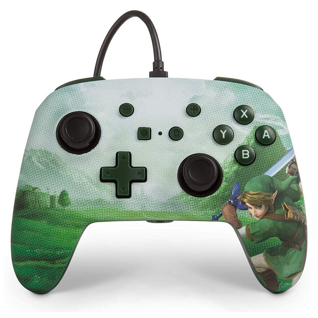 Juhtmega Nintendo Switch juhtpult PowerA Enhanced Wired Controller - Legend of Zelda Edition цена и информация | Mängupuldid | kaup24.ee