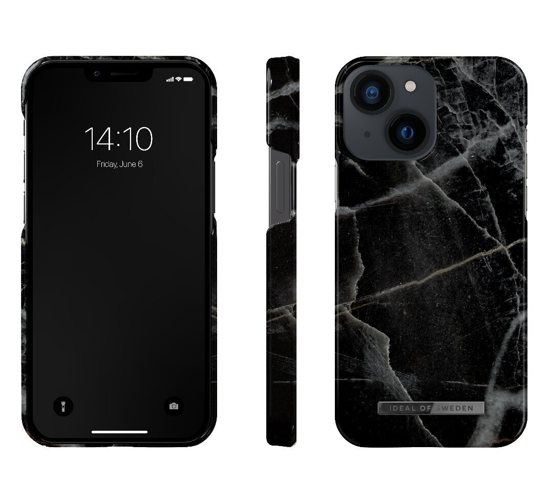 IDeal of Sweden telefoniümbris iPhone 13 Mini Black Thunder Marble hind ja info | Telefoni kaaned, ümbrised | kaup24.ee