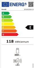Jahekülmik Brandt BFL8620NW цена и информация | Холодильники | kaup24.ee