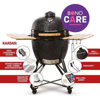 Keraamiline grill KAMADO BONO GRANDE 59 cm hind ja info | Grillid | kaup24.ee