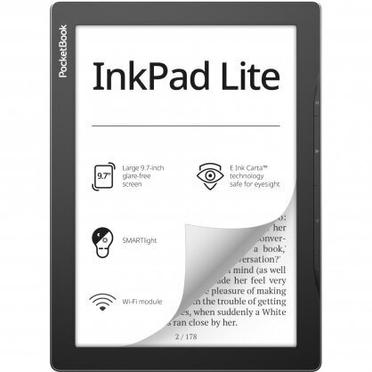 E-Luger PocketBook InkPad Lite, must - PB970-M-WW hind ja info | E-lugerid | kaup24.ee