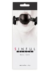 Оральный мяч "Sinful Ball Gag", NS Novelties​ цена и информация | БДСМ и фетиш | kaup24.ee
