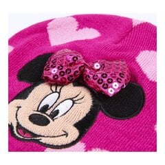 Детская шапка Minnie Mouse, розовая цена и информация | Шапки, перчатки, шарфы для девочек | kaup24.ee