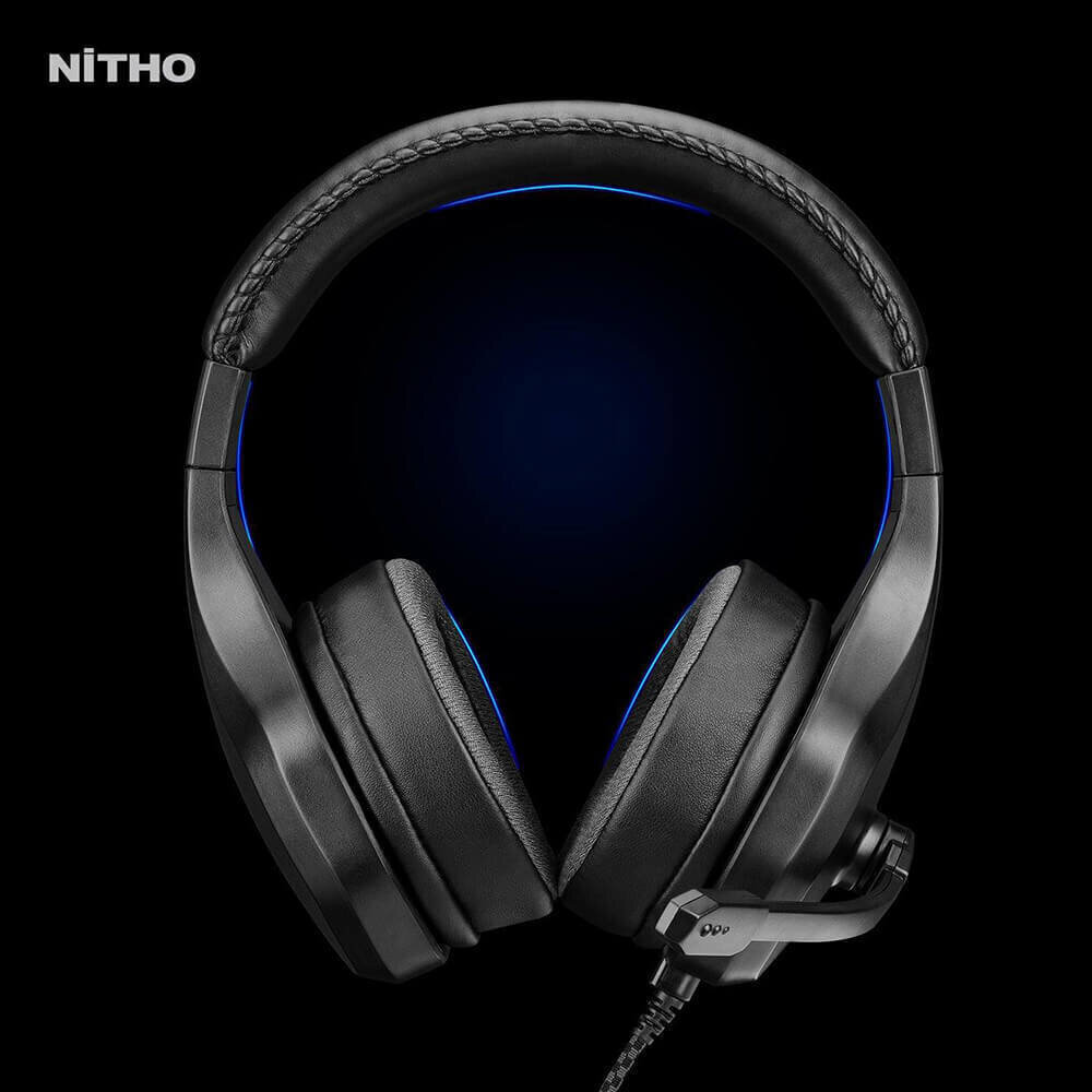 Juhtmega mänguri kõrvaklapid Nitho NS120S : SND-NTXX-K hind ja info | Kõrvaklapid | kaup24.ee