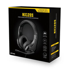 Juhtmega mänguri kõrvaklapid Nitho NS120S : SND-NTXX-K hind ja info | Kõrvaklapid | kaup24.ee