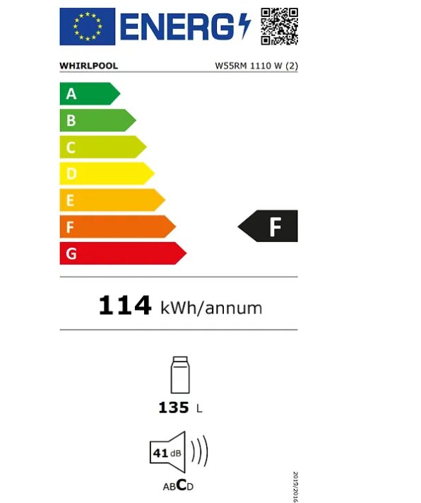 WHIRLPOOL W55RM 1110 W JÄÄKAAPPI hind ja info | Külmkapid | kaup24.ee