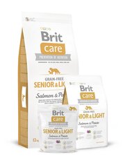 Brit Care Senior Light Salmon & Potato koeratoit 3 kg hind ja info | Kuivtoit koertele | kaup24.ee