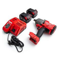 Аккумуляторный импульсный гайковерт Milwaukee M18 ONEFHIWF34-502X цена и информация | Шуруповерты, дрели | kaup24.ee