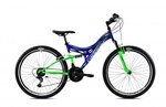 Молодежный велосипед Capriolo CTX 260 26 синий-зеленый, рама 16