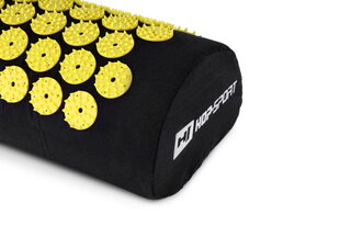 Подушка для акупунктуры HopSport, черный-желтый цена и информация | Аксессуары для массажа | kaup24.ee