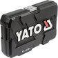 Tööriistakomplekt 56 tk 1/4" CrV Yato YT-14501 цена и информация | Käsitööriistad | kaup24.ee