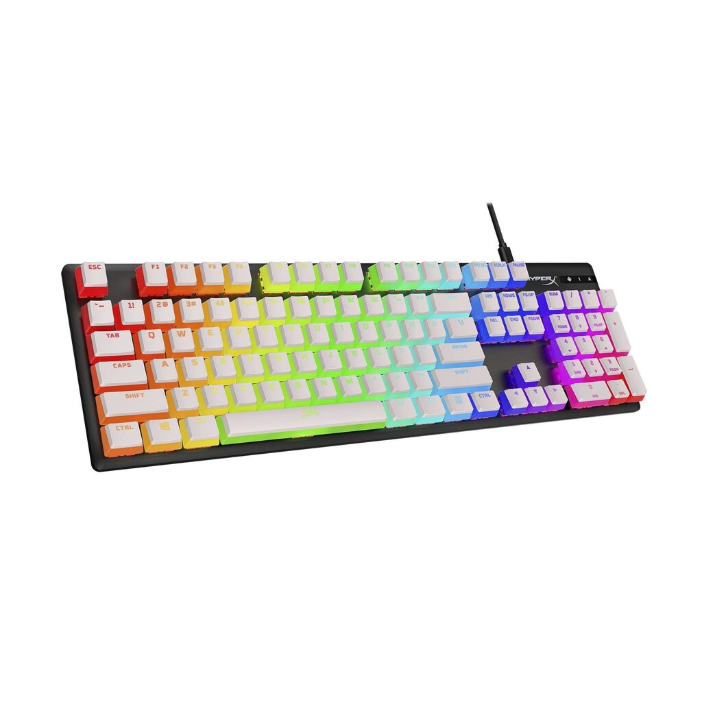 KEYBOARD ACC KEYCAPS GAMING/WHITE HKCPXP-WT-US/G KINGSTON hind ja info | Klaviatuurid | kaup24.ee