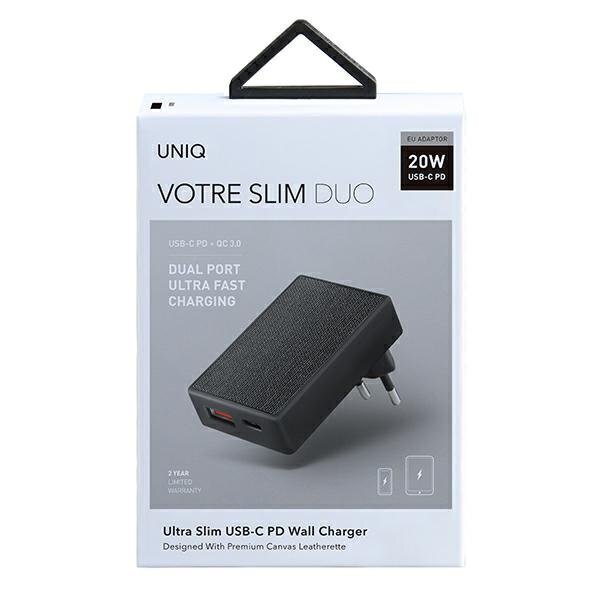 Uniq UNIQ359BLK hind ja info | Mobiiltelefonide laadijad | kaup24.ee