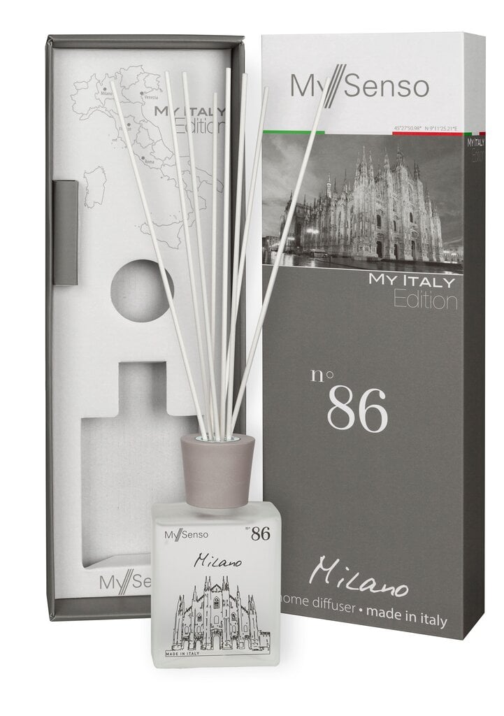 My Senso kodused lõhnapulgad MILANO No.86 200ml цена и информация | Kodulõhnastajad | kaup24.ee