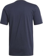 Футболка для мужчин Adidas Essentials 3-Stripes Tee, синяя цена и информация | Мужские футболки | kaup24.ee