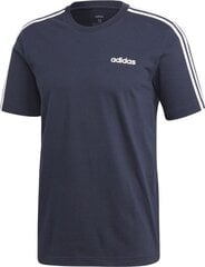 Футболка для мужчин Adidas Essentials 3-Stripes Tee, синяя цена и информация | Мужские футболки | kaup24.ee