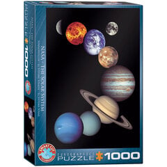 Pusle Eurographics, 6000-0100, NASA Solar System, 1000 tk hind ja info | Pusled | kaup24.ee