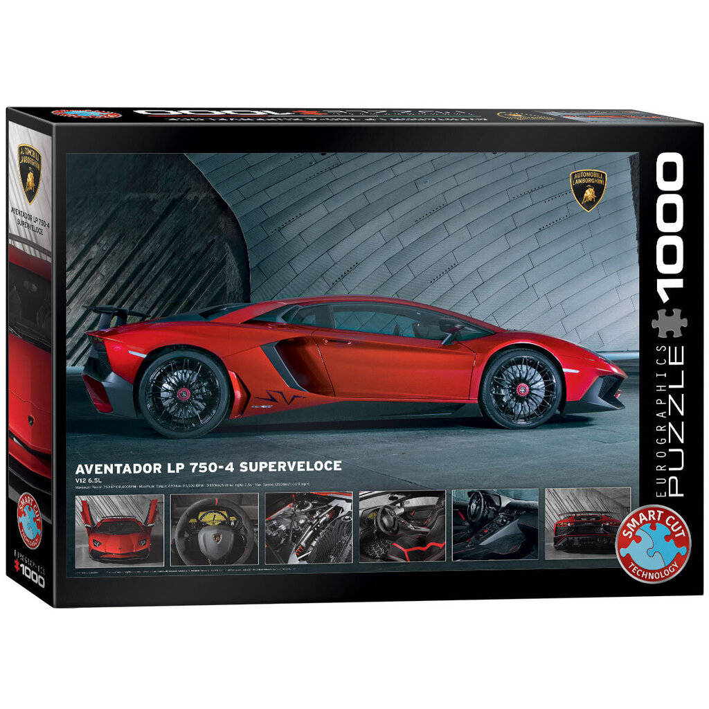 Pusle Eurographics, 6000-0871, Lamborghini Aventador 750-4 Superveloce, 1000 tk цена и информация | Pusled | kaup24.ee