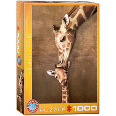 Pusle Eurographics, 6000-0301, Giraffe Mother’s Kiss, 1000 tk цена и информация | Пазлы | kaup24.ee