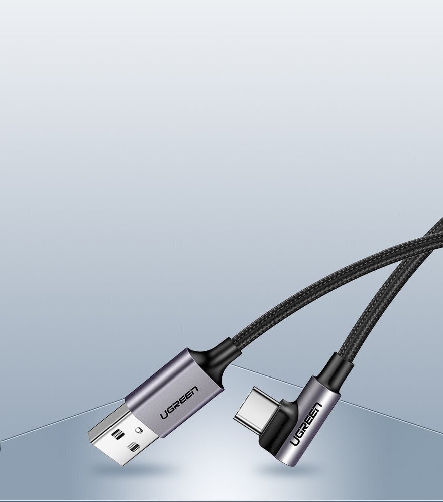 Juhe Ugreen USB-USB-Typ-C, 1m 3A ugreen_20200508120523 hind ja info | Mobiiltelefonide kaablid | kaup24.ee