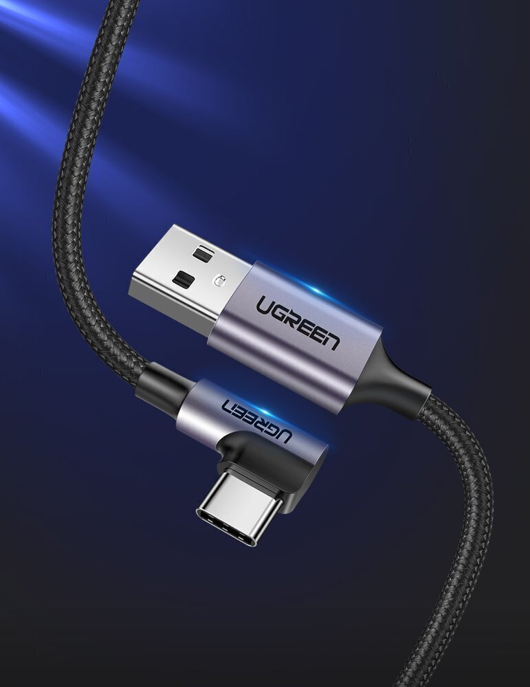 Juhe Ugreen USB-USB-Typ-C, 1m 3A ugreen_20200508120523 hind ja info | Mobiiltelefonide kaablid | kaup24.ee