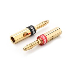 UGREEN 30513 Brass Speaker Plugs (4 pack) hind ja info | Mobiiltelefonide kaablid | kaup24.ee