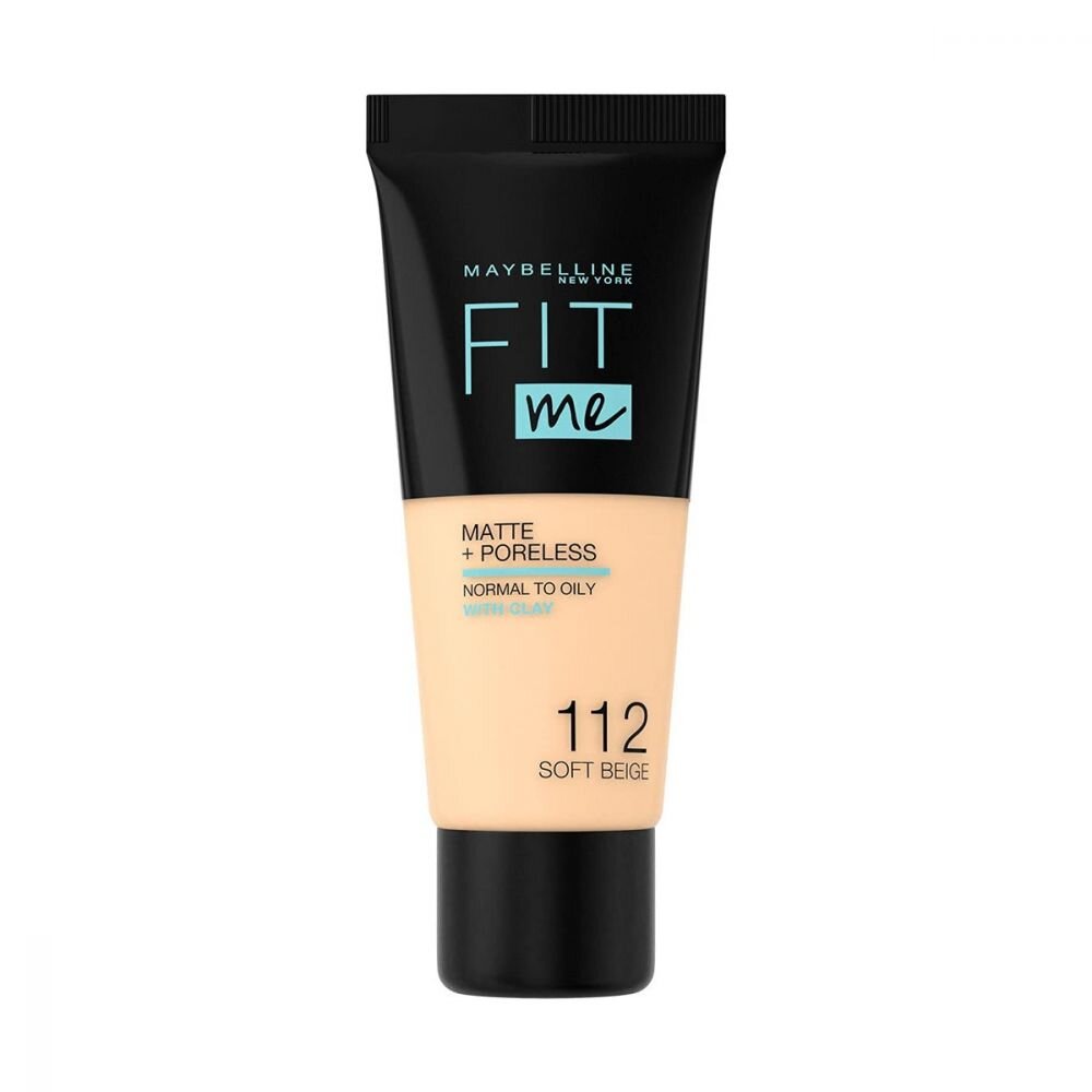 Maybelline Fit Me Foundation jumestuskreem 30 ml, 112 Soft Beige цена и информация | Jumestuskreemid, puudrid | kaup24.ee