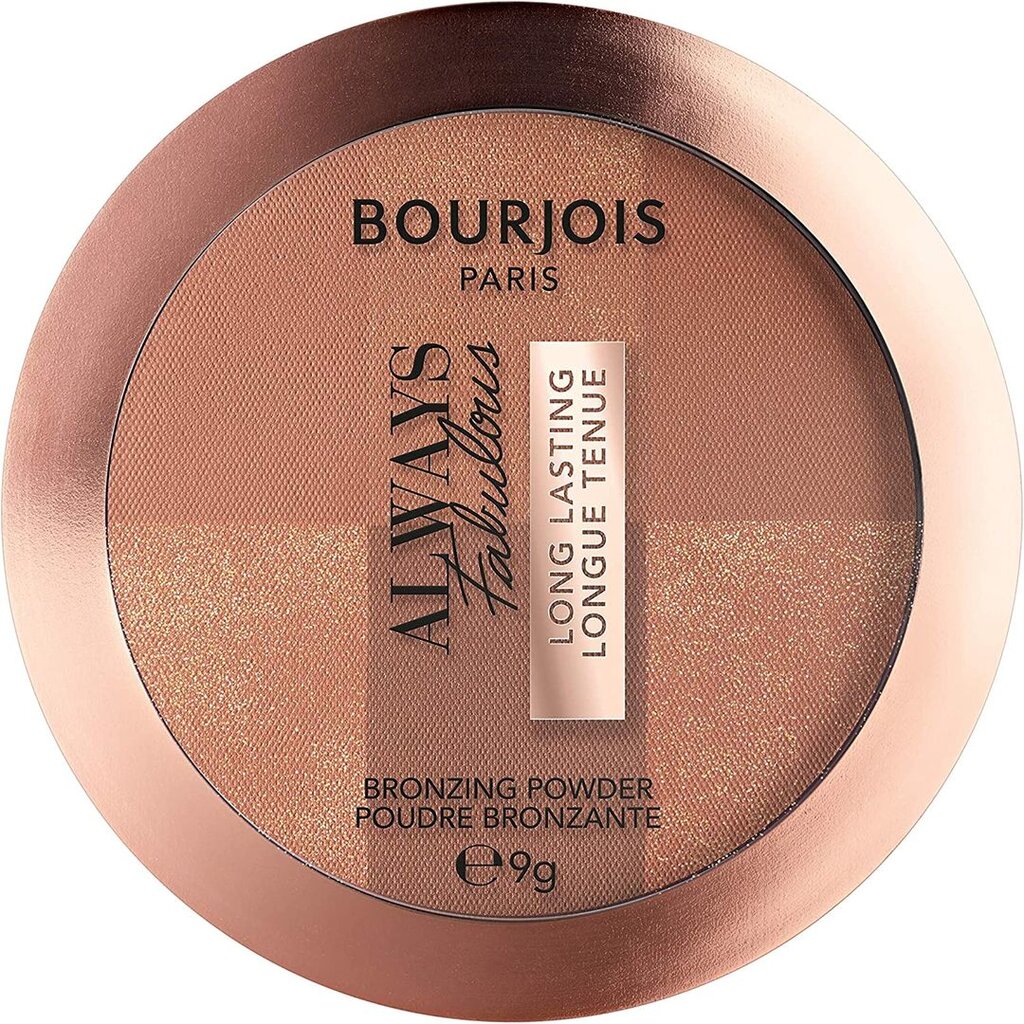 Päikesepuuder Bourjois Always Fabulous Bronzing 002 Dark, 9g цена и информация | Päikesepuudrid, põsepunad | kaup24.ee