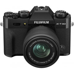 Fujifilm X-T30 II + 15-45mm Kit, черный цена и информация | Цифровые фотоаппараты | kaup24.ee