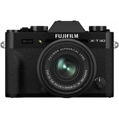 Fujifilm X-T30 II + 15-45mm Kit, черный цена и информация | Цифровые фотоаппараты | kaup24.ee