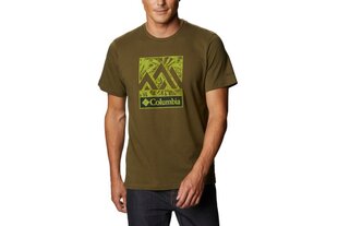 Мужская футболка Columbia M Rapid Ridge Graphic Tee 1888813327, зеленая цена и информация | Мужские футболки | kaup24.ee