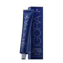 Juuksevärvi lisand Schwarzkopf Igora Vario Blond Cool Lift, 60 ml hind ja info | Juuksevärvid | kaup24.ee