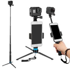 Telesin isiklik teleskooppulk - statiiv цена и информация | Моноподы для селфи («Selfie sticks») | kaup24.ee